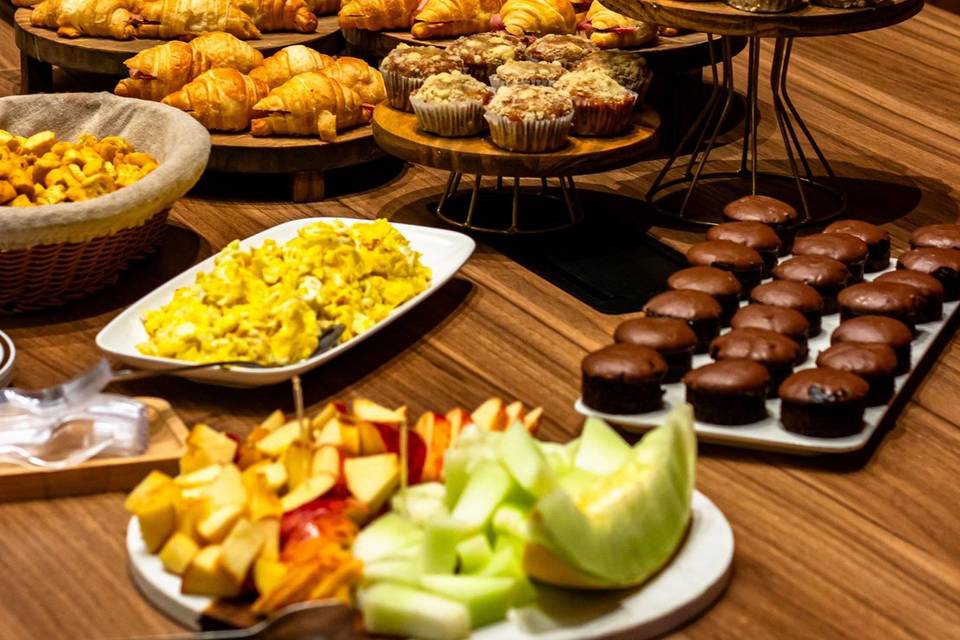 Mesa de um de nossos brunchs