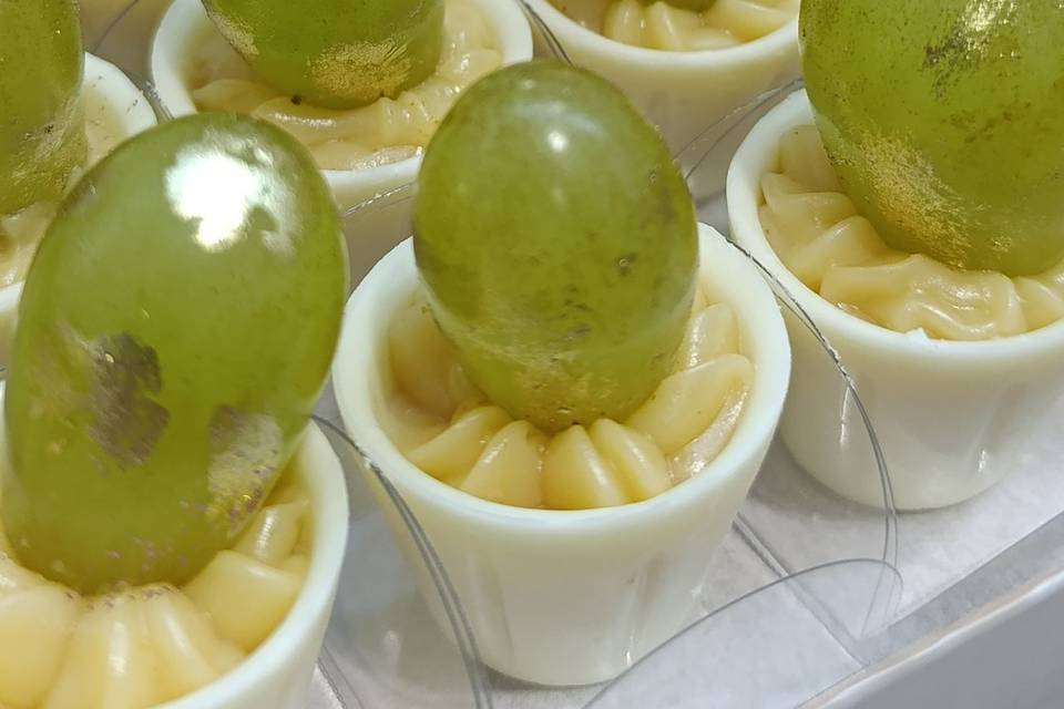 Creme belga com Uva