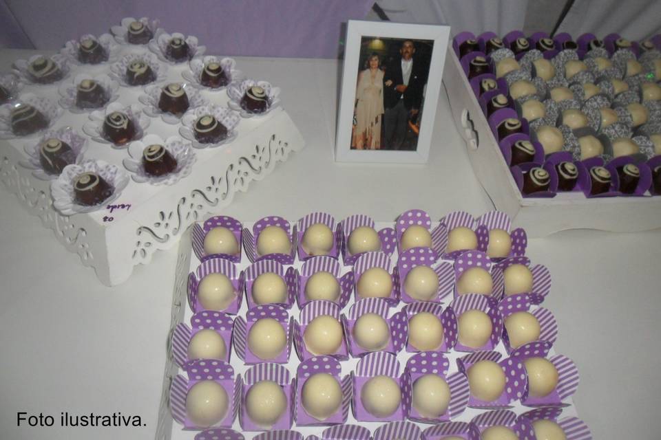 Variadas trufas