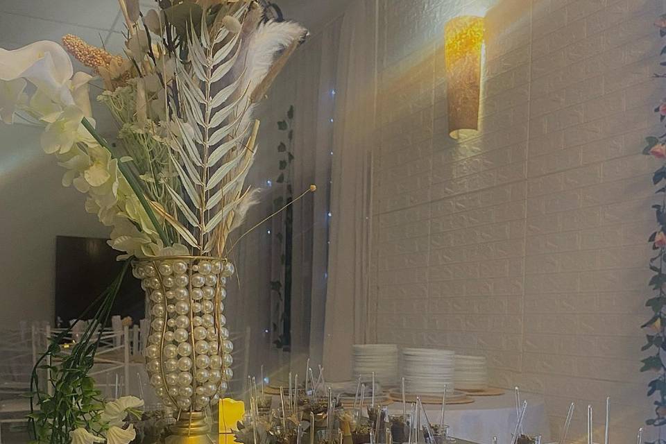 Vasos e velas led