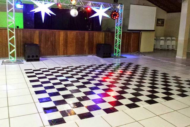 Trave em Alumínio com Projetor