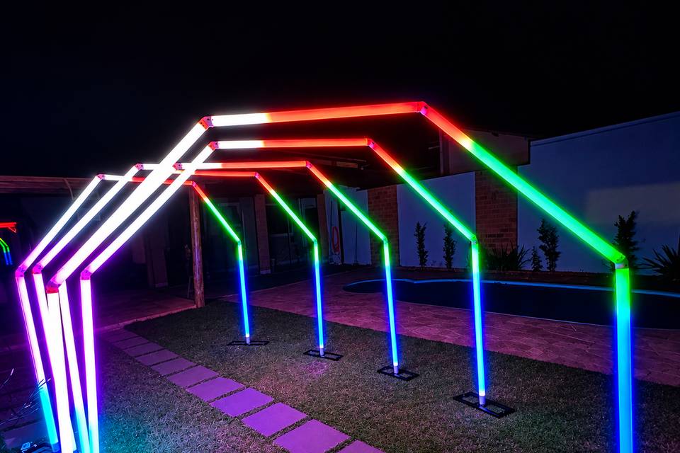 Túnel de led
