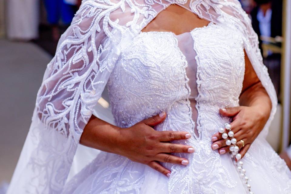 Desfile · capa de renda