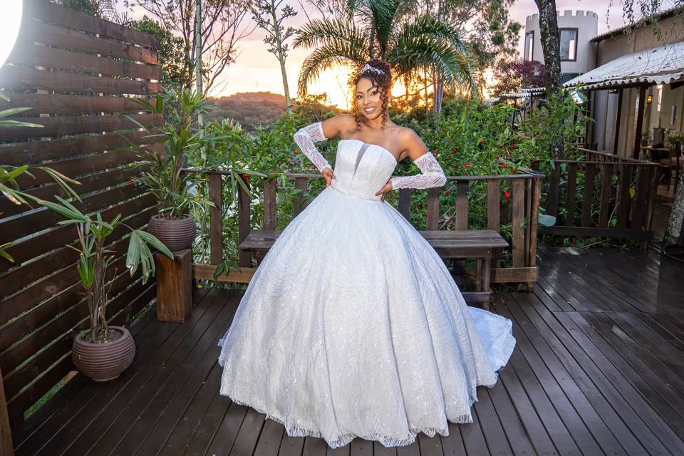 Noiva princesa clássica