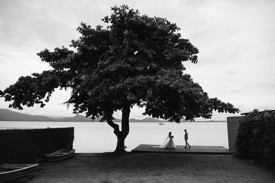 Jardim frente mar