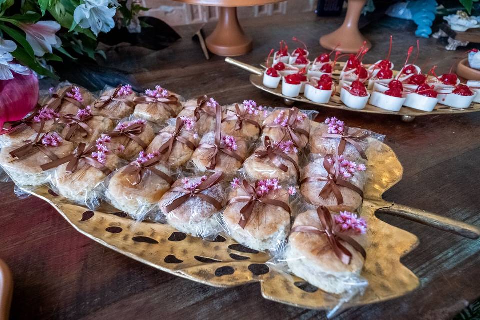 Bem-casados com decoração