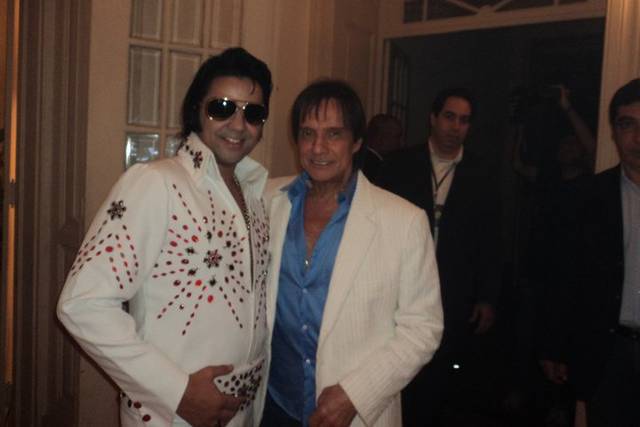 Com o Rei Roberto Carlos