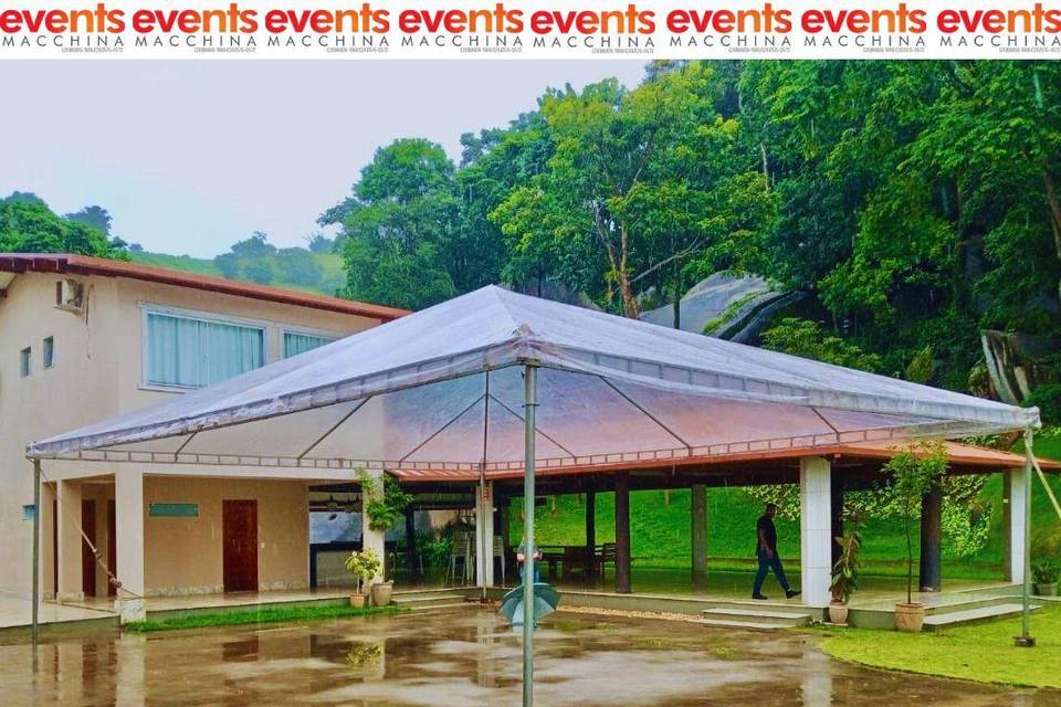 Tenda 10x10 em lona cristal