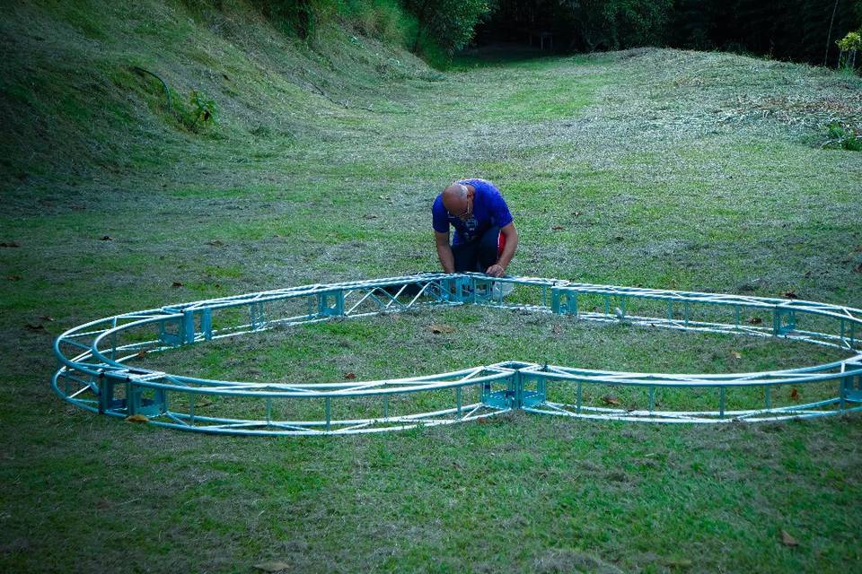 Montando Coração Pergolado