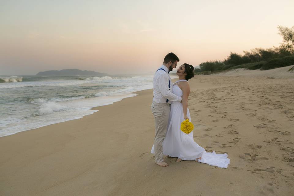 Casando na areia