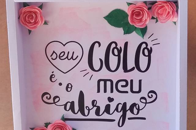 Quadro com dizeres