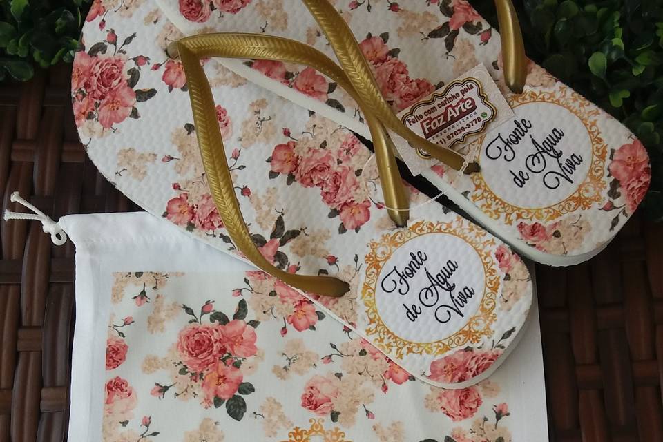 Chinelo personalizado