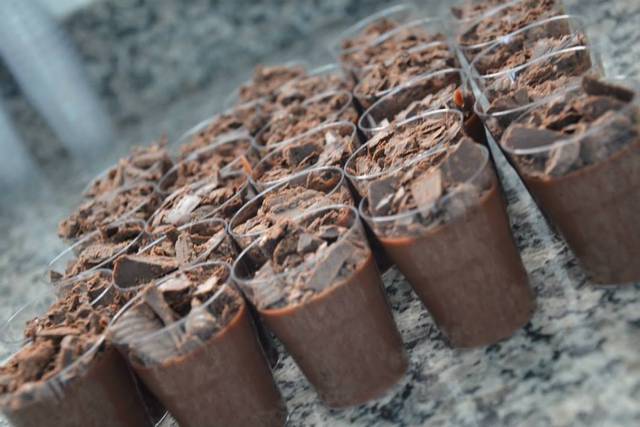 Brigadeiro no copinho