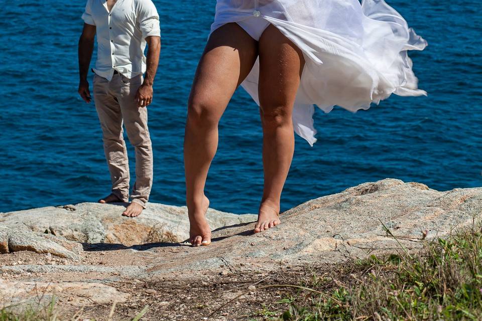 Pós-Wedding na praia