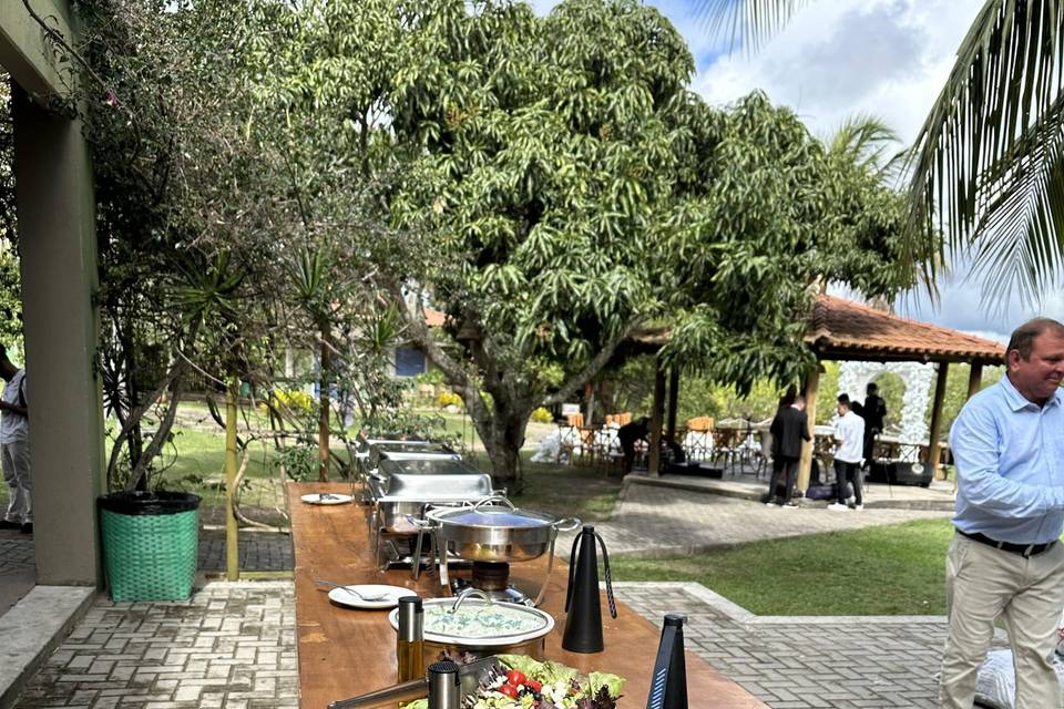Casamento com gosto de brasa