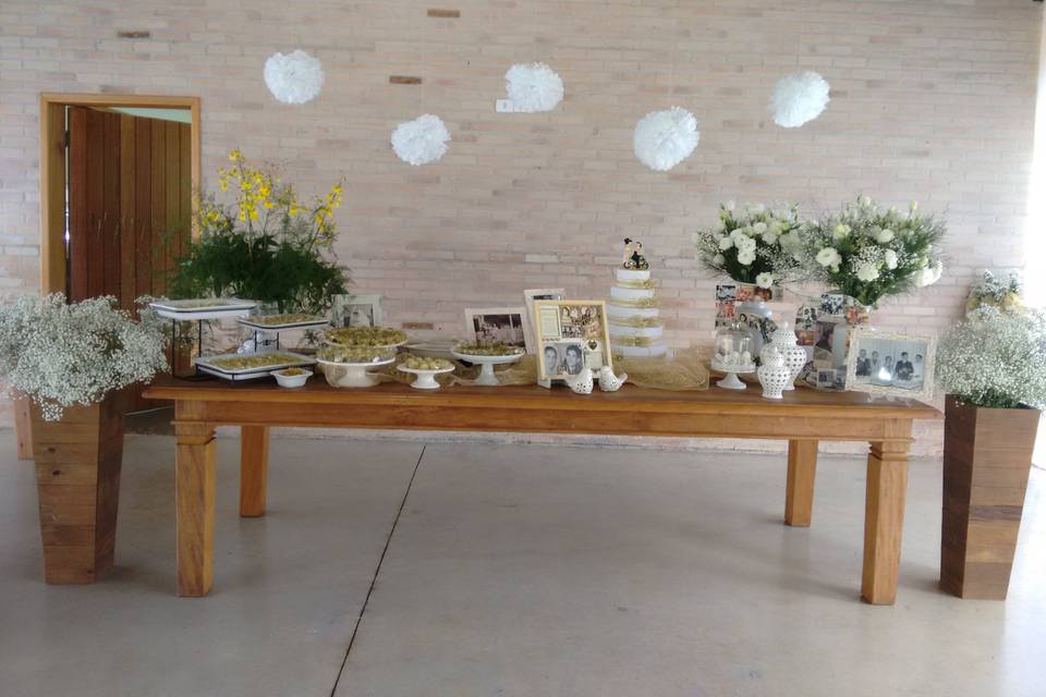 Mesa de bolo bodas