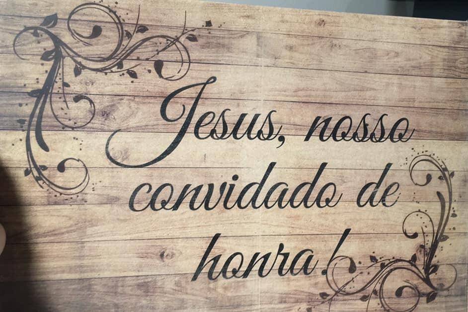 Jesus nosso convidado de Honra