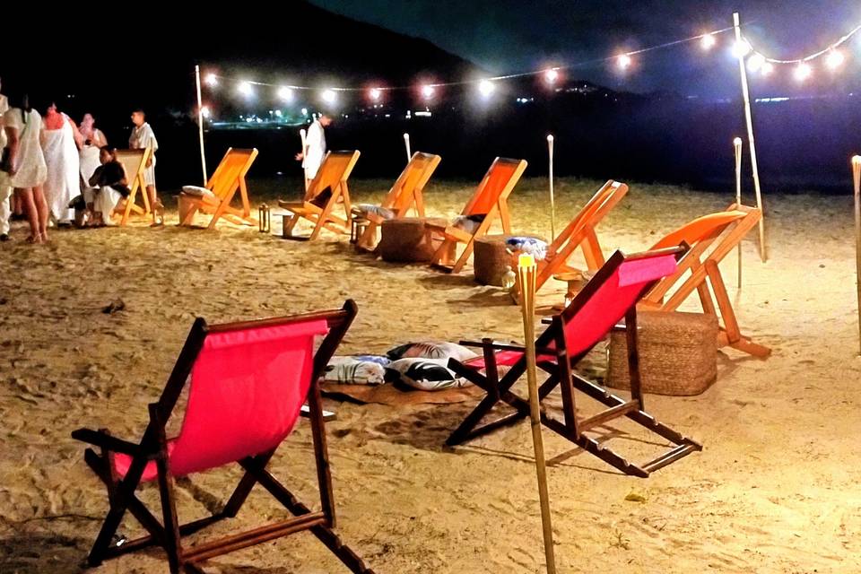 Luau para préwedding