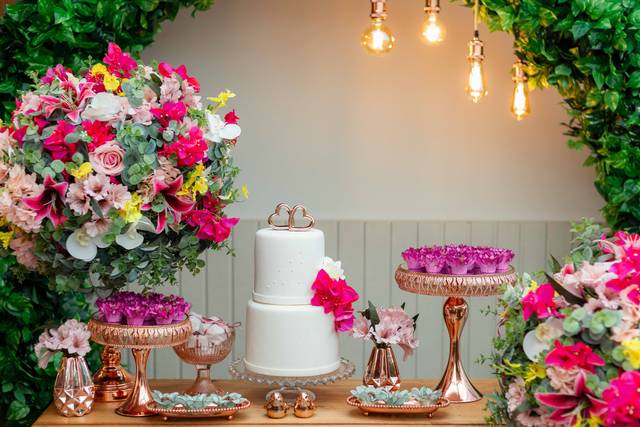 Decoração de casamento simples