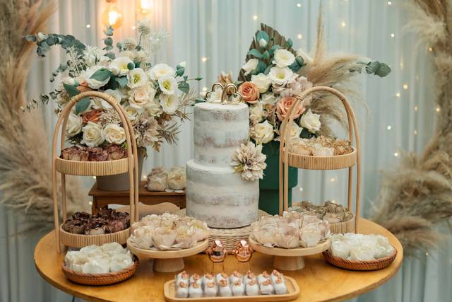 Casamento com flores secas