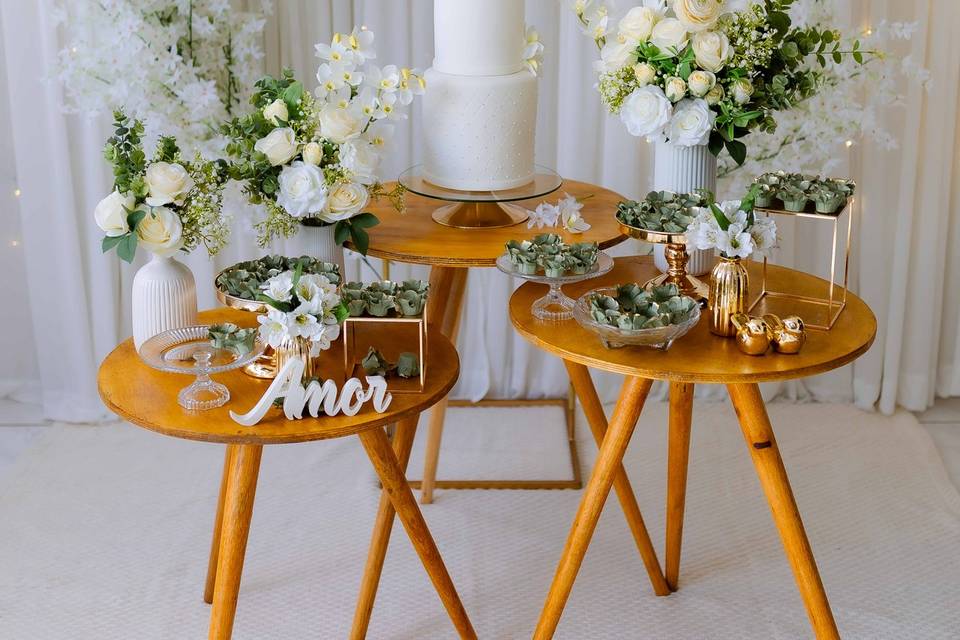 Decoração de casamento simples