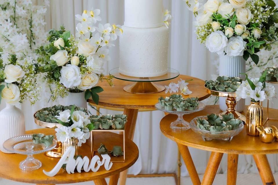 Decoração de casamento simples
