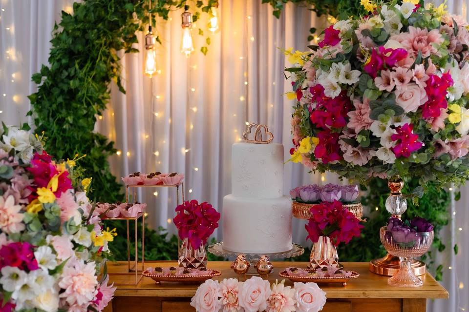 Decoração de casamento simple