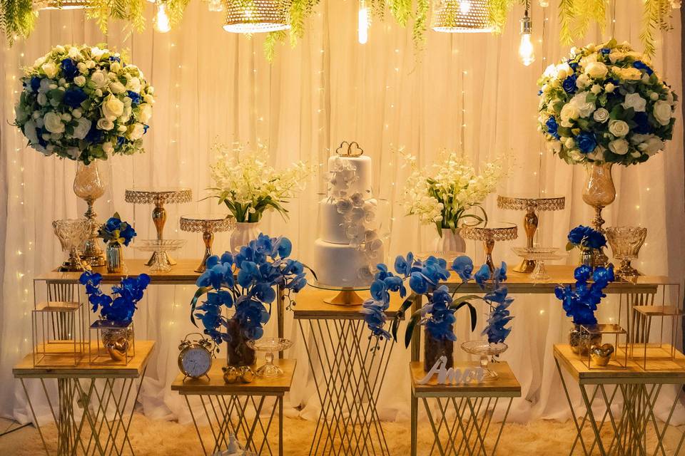 Decoração de casamento simples