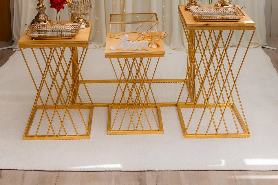 Mesa de casamento simples