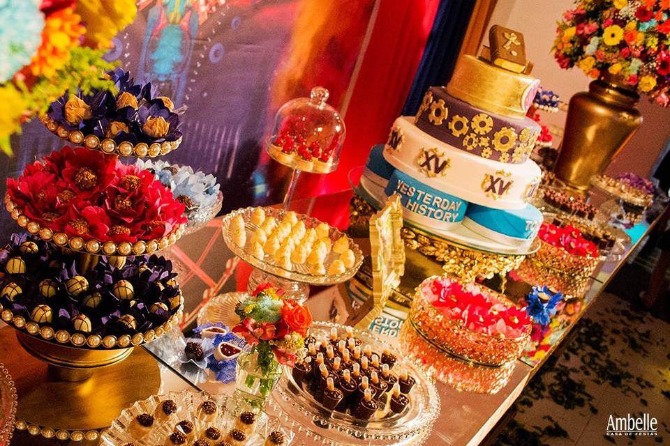 Mesa do Bolo e Doces