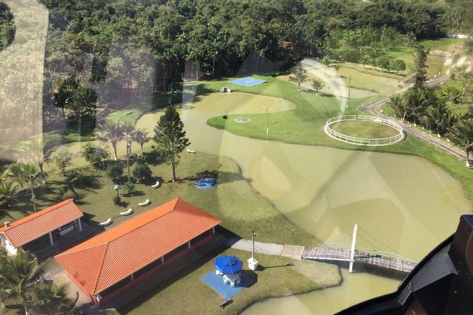 Imagem aerea do espaco