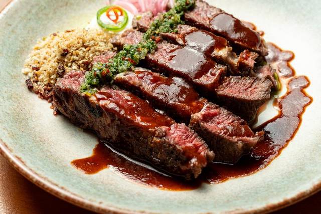 Bife de Chorizo com demiglace