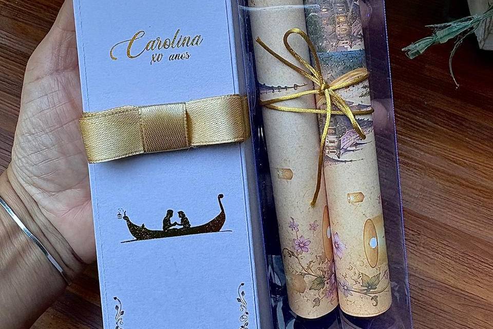 Convite Rapunzel