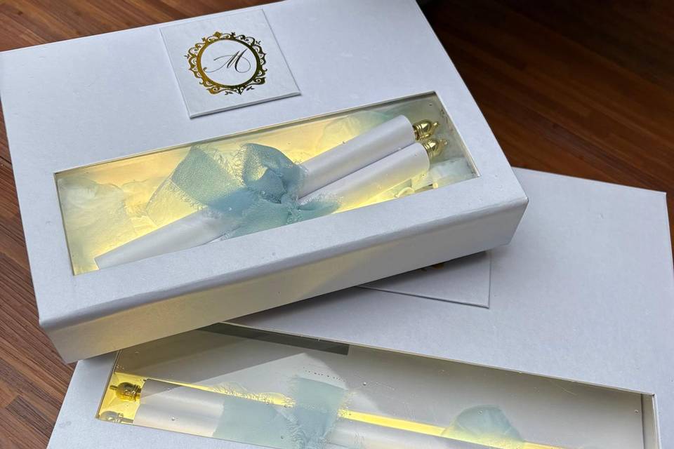 Convite de casamento com led