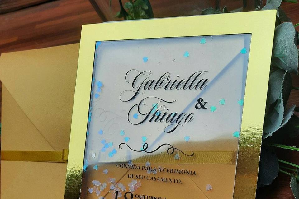 Convite de casamento