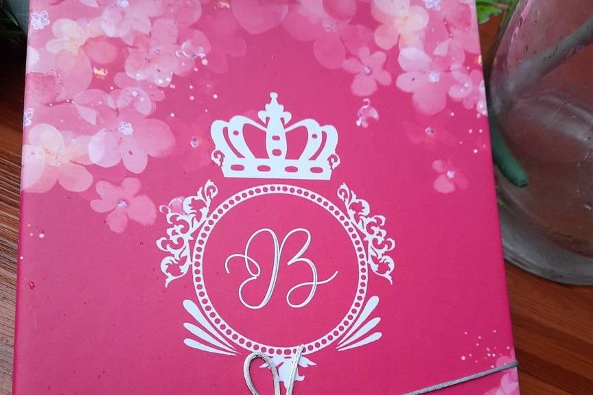 Convite de 15 anos capa dura