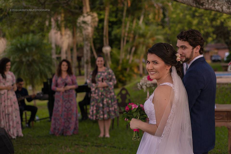 Casamento ao ar livre