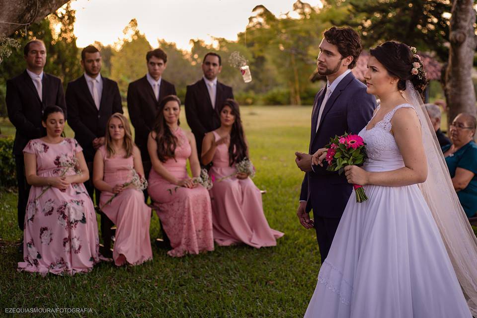 Casamento ao ar livre