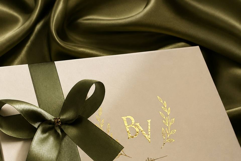 Convite de casamento caixa