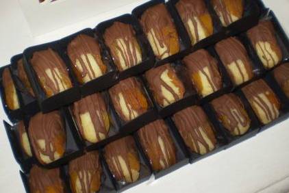 Damasco de chocolate