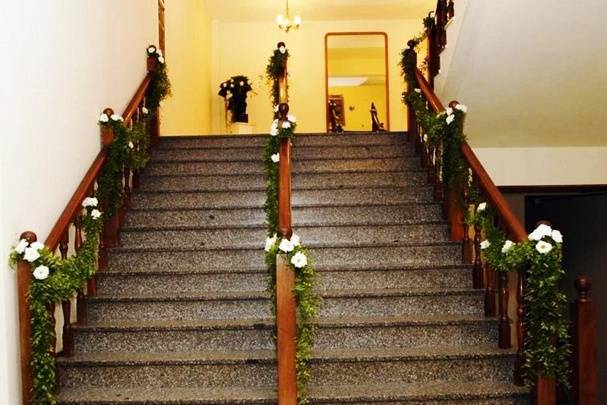 Decoração da escada