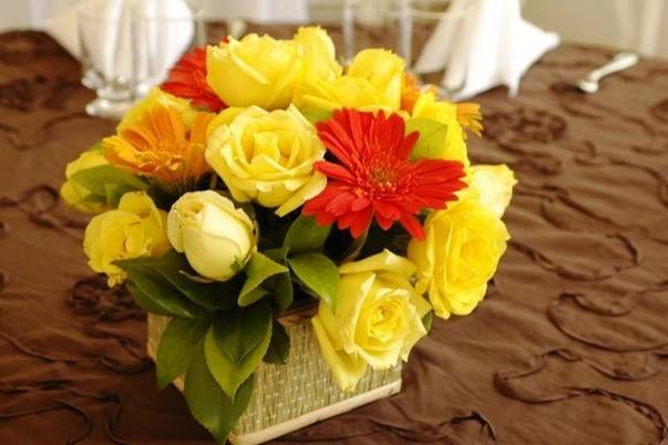 Pequeno arranjo floral