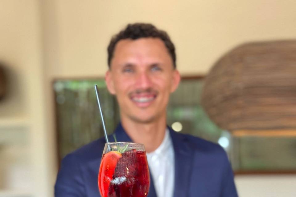 Drink autoral de hibiscos