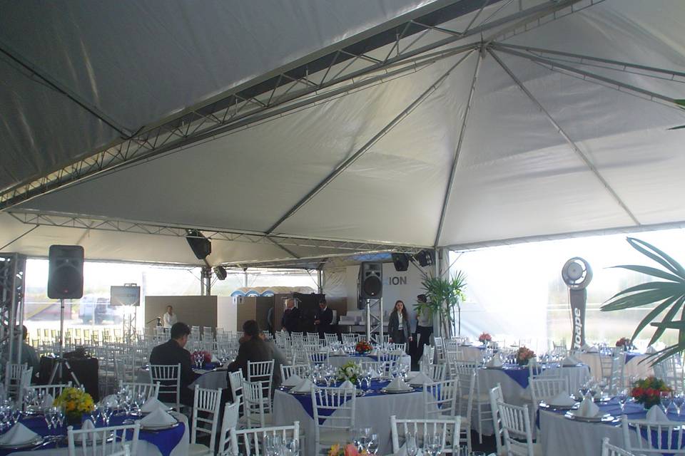 EVENTEC Tenda teto branco