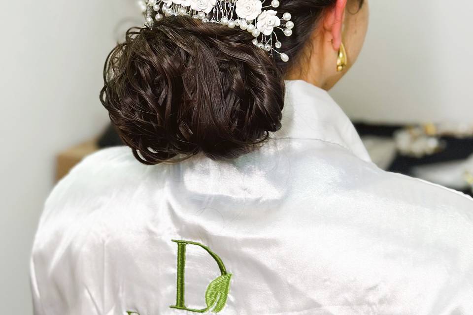 Penteado com nosso acessório