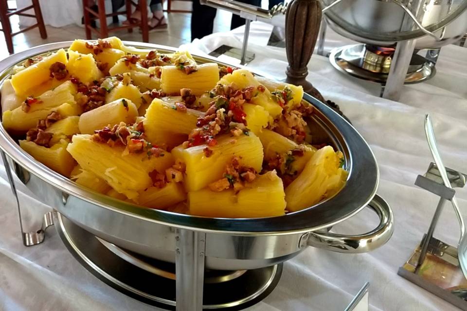 Aipim com Bacon