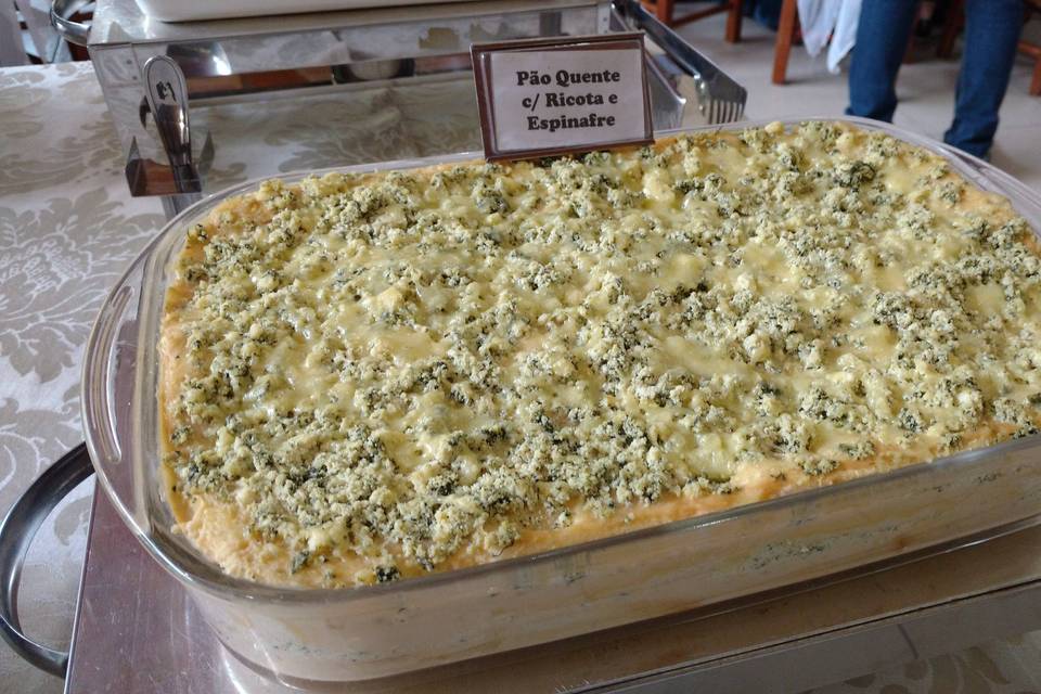 Pão Quente Ricota c/ Espinafre