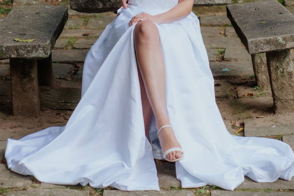 Vestido fenda