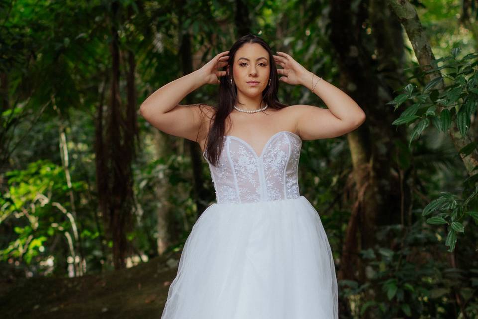 Vestido tule