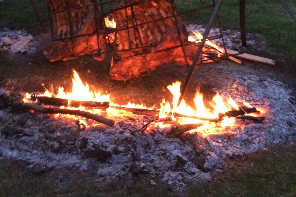 Costelão na brasa